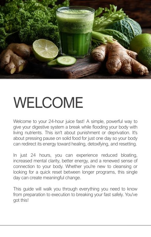 24 Hour Juice Fast
